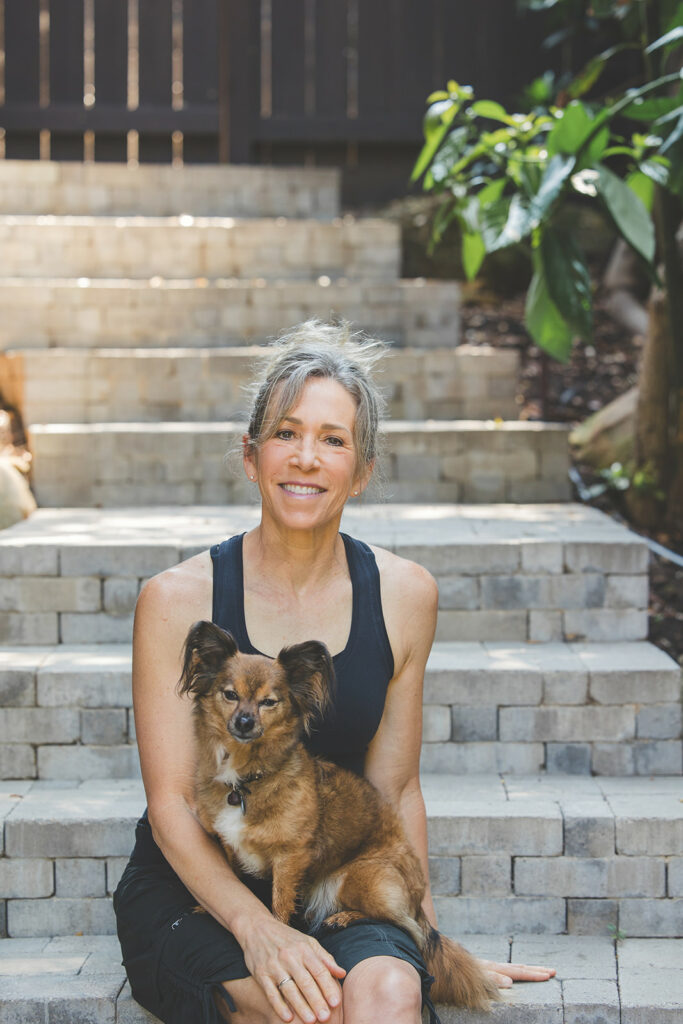 joan hunter mayer and ringo the dog